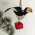 Puffin with a Gift Small Hanging Christmas Decoration