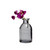 Mini Glass Bottle Vase  8cm - Loft Grey Tall