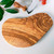 Rustic Olive Wood Chopping Board 30-32cm Natural 
