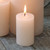 Macon Rustic Pillar Candle - Nude- 16hrs - 8cm x 5cm