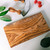 Rectangular Olive Wood Chopping Board 30cm x 15cm