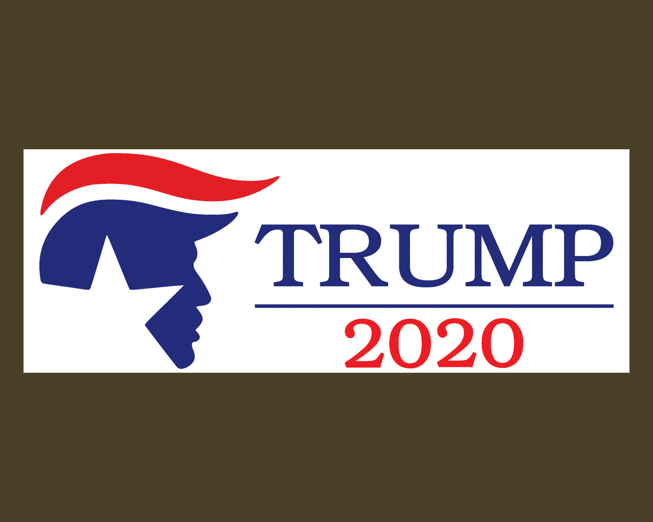 Trump 2020 Vinyl Decal Bumper Sticker For Cars Trucks Laptops Etc