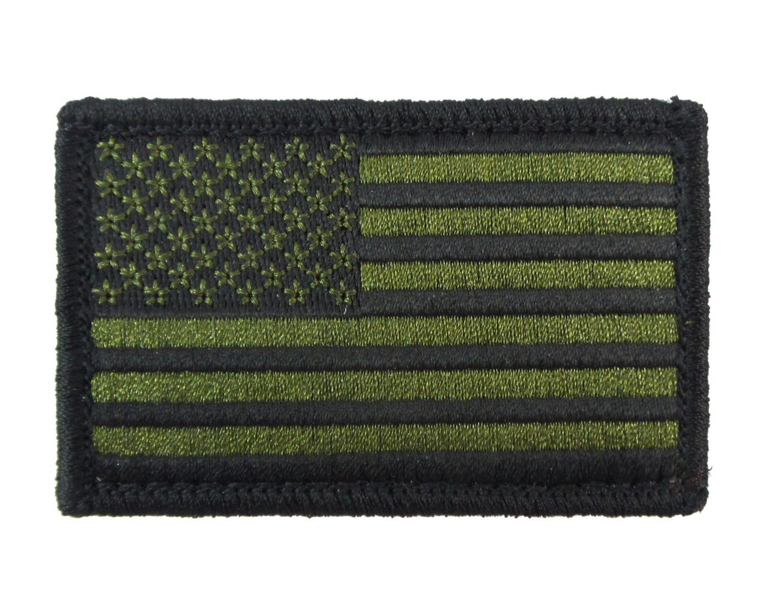 Usa American Flag Tactical Velcro Fully Embroidered Morale Tags Patch Morale Tags