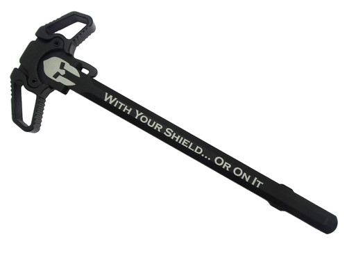 Spartan "With Your Shield or On It" Charging Handle