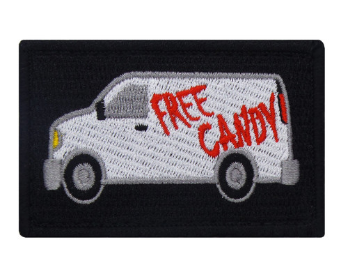 Free Candy Tactical Velcro Fully Embroidered Morale Tags Patch