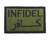 Infidel Arabic English Tactical Funny Velcro Fully Embroidered Morale Tags Patch