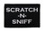 Scratch -N- Sniff Tactical Funny Velcro Fully Embroidered Morale Tags Patch