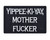 Yippee Ki Yay Mother F**ker Tactical Velcro Fully Embroidered Morale Tags Patch