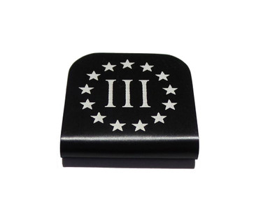 Three III Percent 3% Hat Clip - Morale Tags