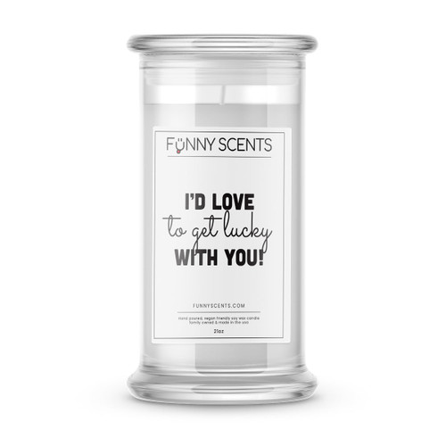 I'd Love to get lucky with You! Funny Candles