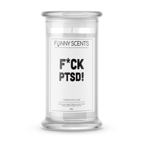 F*ck PTSD! Funny Candles