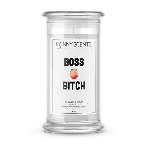 Boss Butt Bitch Funny Candles