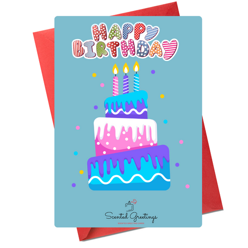 Happy Birthday Cake | Scented Greeting Cards