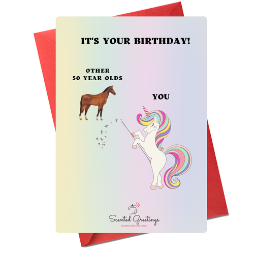 It's Your Birthday! Other 50 years old | Scented Greeting Cards