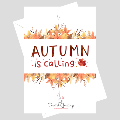 Autumn is Calling | Scented Greeting Cards