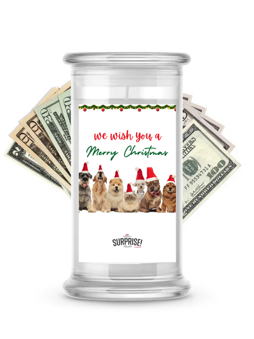 We Wish You a Merry Christmas 3 | Christmas Surprise Cash Candles