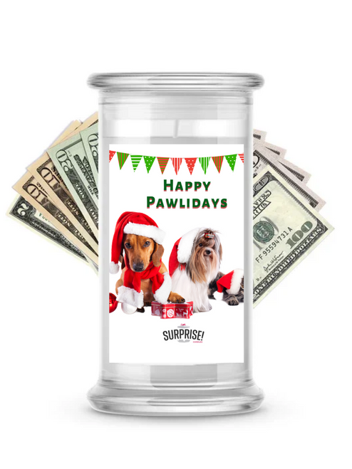 Happy Pawlidays 12 | Christmas Surprise Cash Candles