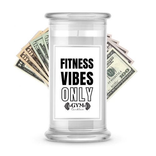 Fitness Vibes Only | Cash Gym Candles