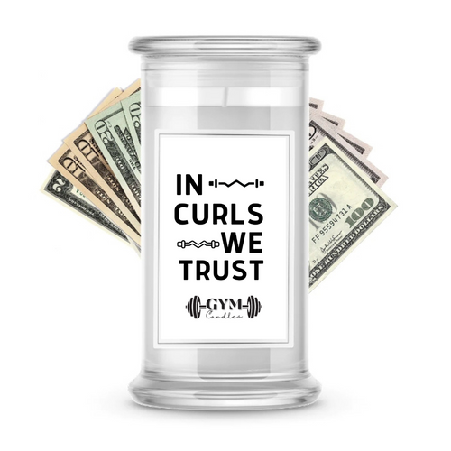 In Curls We Trust | Cash Gym Candles