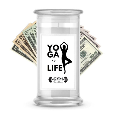 YOGA is Life | Cash Gym Candles