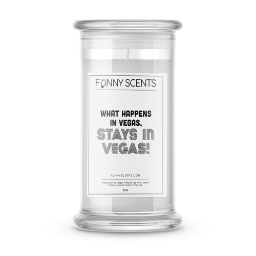 What Happens in Vegas, Stays in Vegas Funny Candles