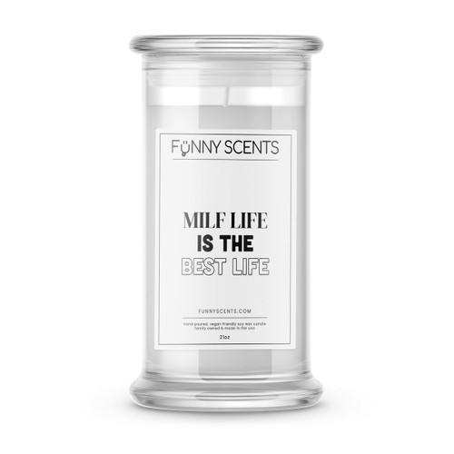 MILF Life is the best life Funny Candles