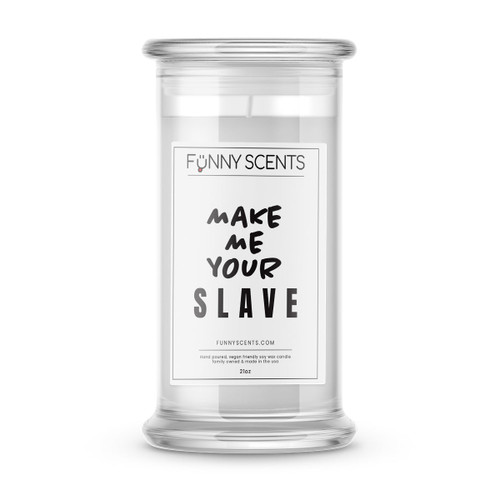 Make me Your Slave Funny Candles