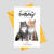Happy Birthday to you Couple cat | Scented Greeting Cards