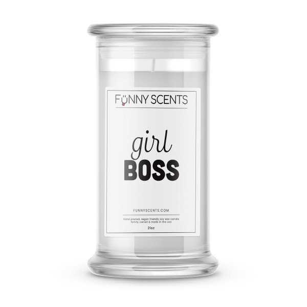 girl Boss Funny Candles
