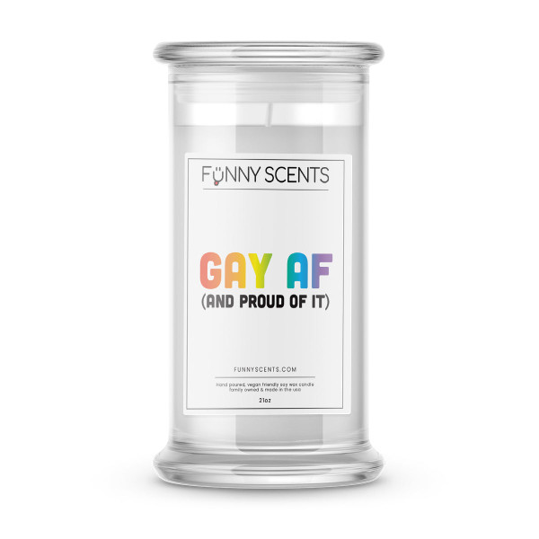 Gay AF(and Proud of it) Funny Candles