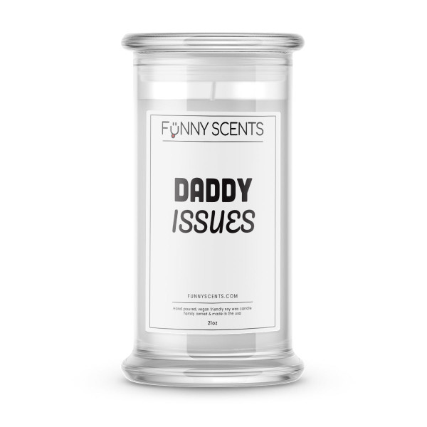 Daddy Issues Funny Candles