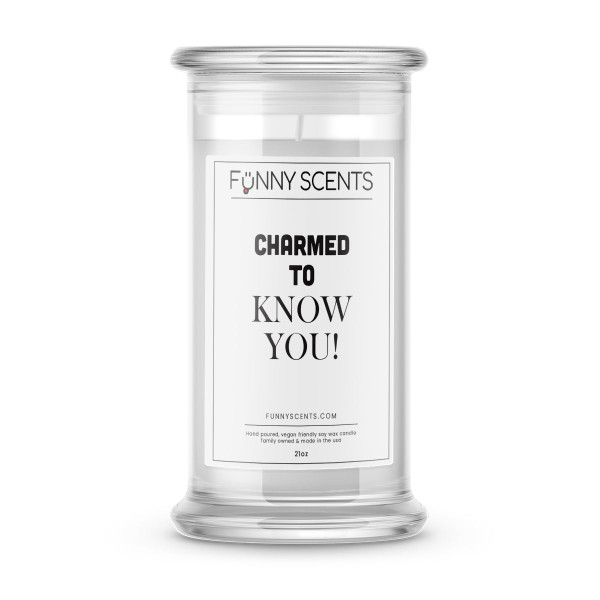 Charmed To Know You! Funny Candles
