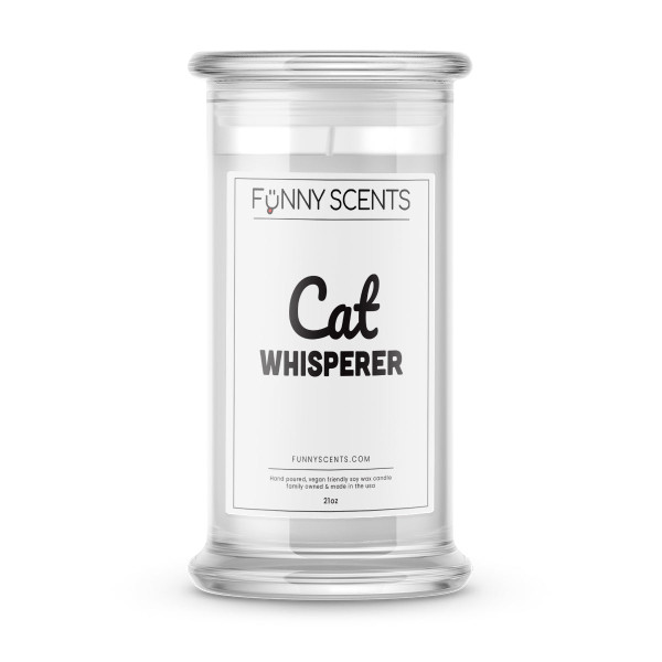Cat Whisperer Funny Candles