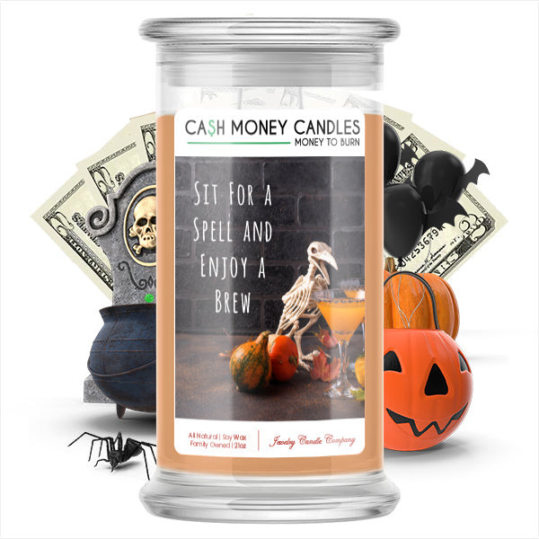 Sit for spell and enjoy a brew Cash Money Candle