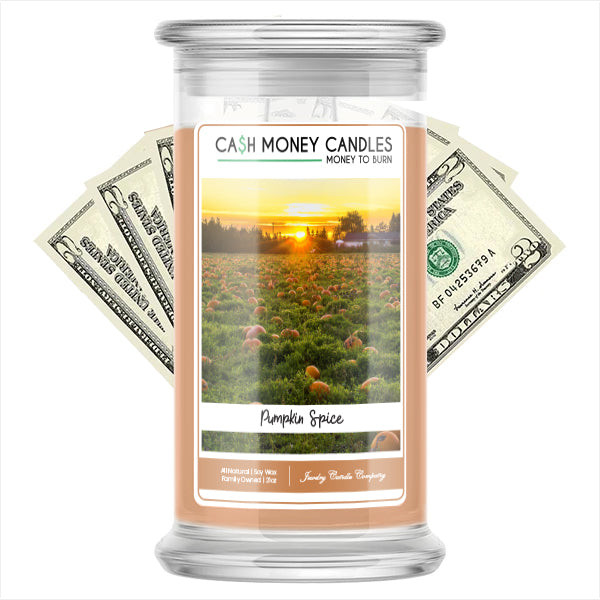 Pumpkin Spice Cash Money Candle