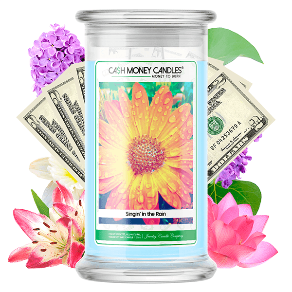 Singin' in the Rain Cash Money Candle