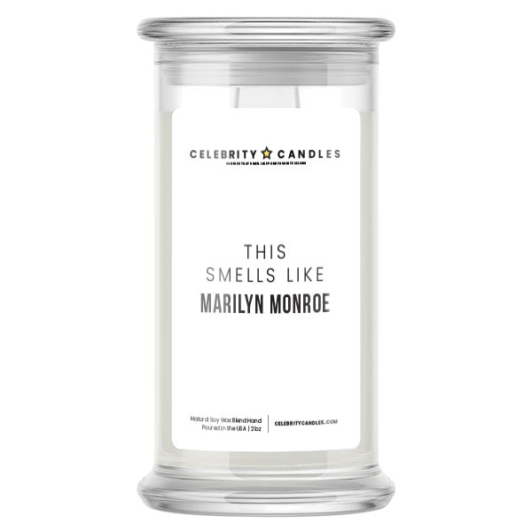 Smells Like Marilyn Monroe Candle | Celebrity Candles | Celebrity Gifts