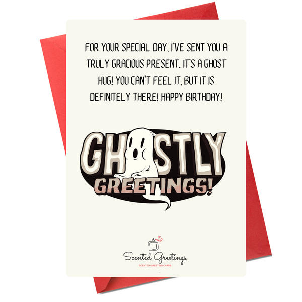 Ghostly Greetings! Scented Greeting Cards