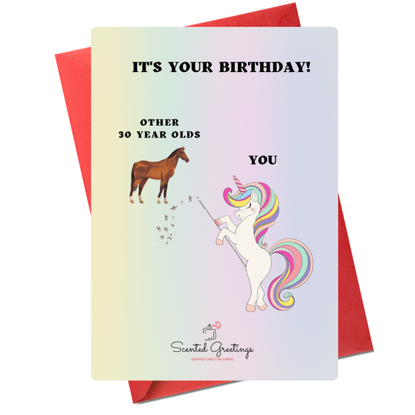 It's Your Birthday! Other 30 years old | Scented Greeting Cards