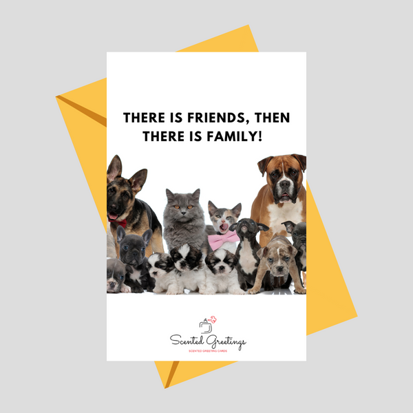 There is Friend, Then There is Family | Scented Greeting Cards