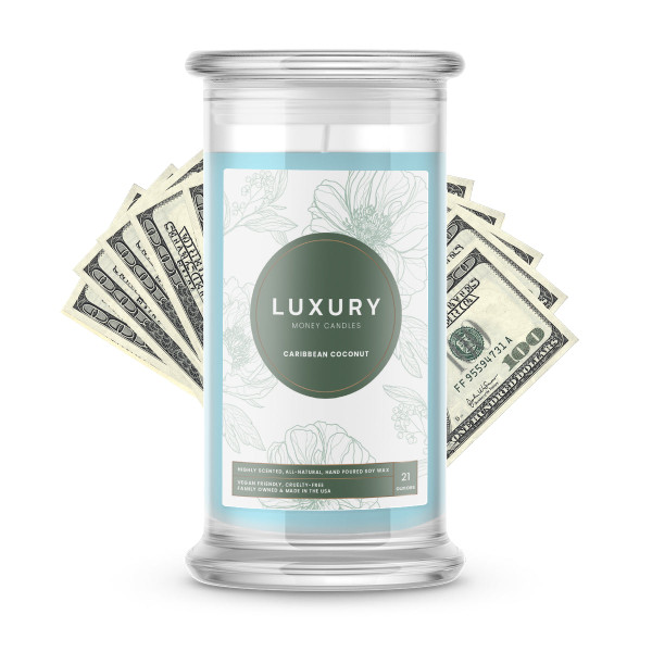 Caribbean Coconut Luxury Money Candles