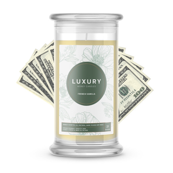 French Vanilla Luxury Money Candles