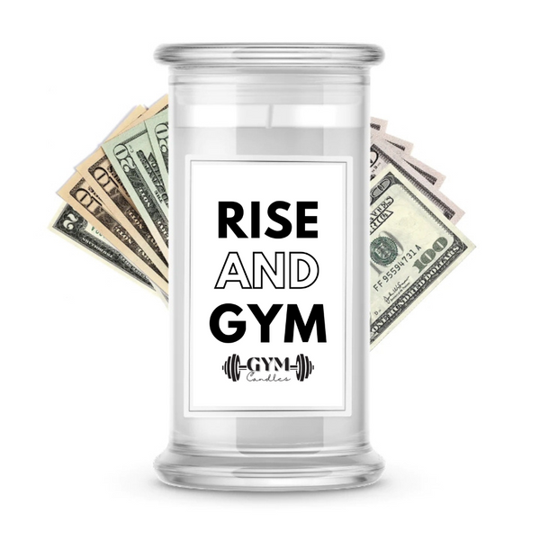 Rise and GYM | Cash Gym Candles