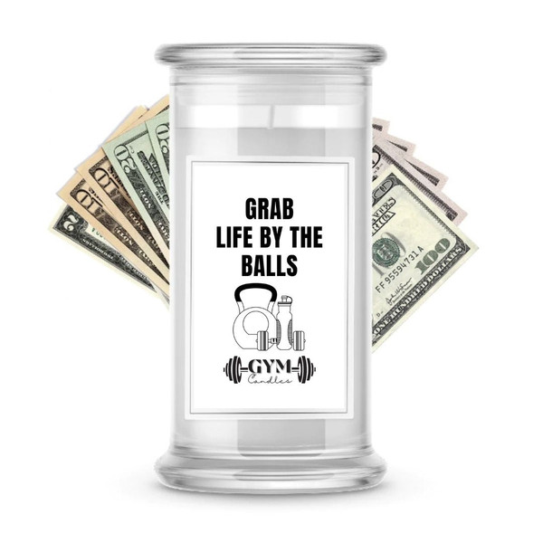 Grab Lift by the Balls | Cash Gym Candles