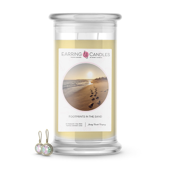 Footprints In The Sand | Earring Candles