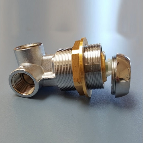 Ceramic Bulkhead Mounted One Handle Shower Mixer