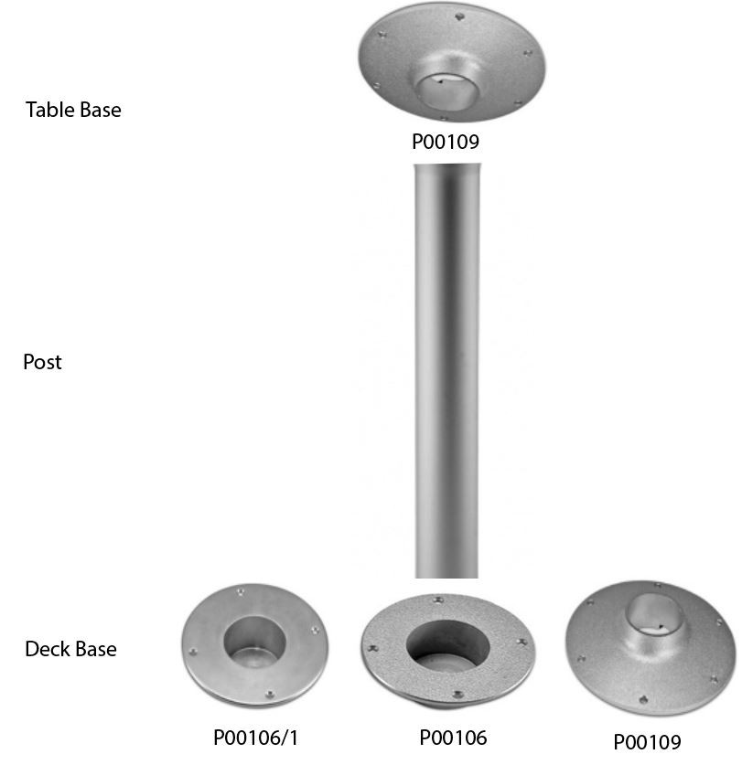 Struts and Pedestals - Table Pedestals - Removable Table Pedestals ...