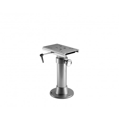 Telescopic gas table pedestal