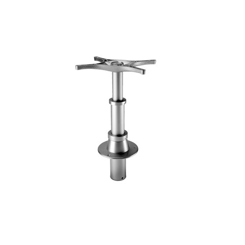 Two stages telescopic electric table pedestal