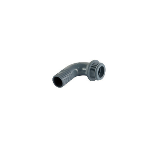 Elbow male hosetail made of polypropylene